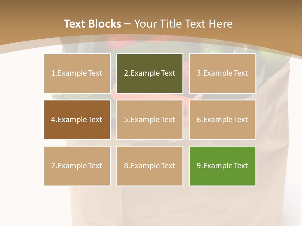 Frutta E Verdura Biologica PowerPoint Template