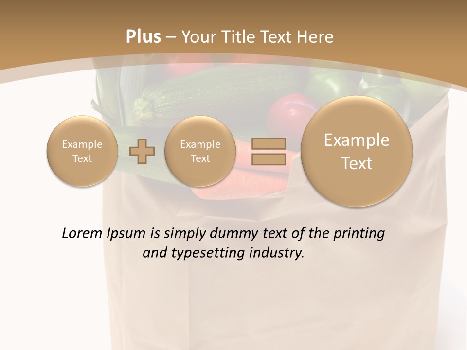 Frutta E Verdura Biologica PowerPoint Template