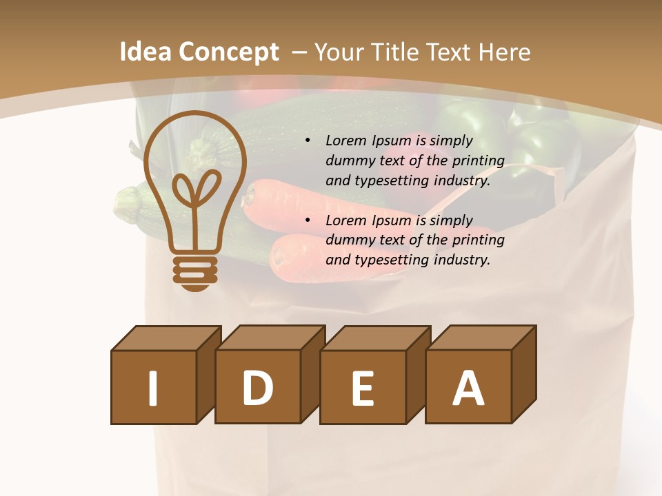 Frutta E Verdura Biologica PowerPoint Template