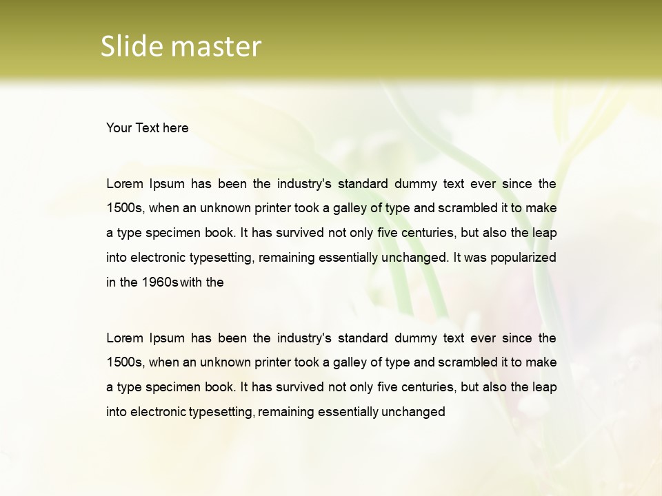 Tiny Water Desktops PowerPoint Template