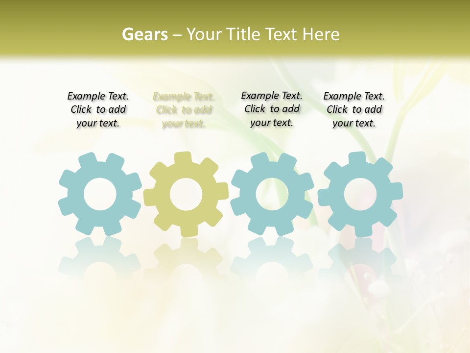 Tiny Water Desktops PowerPoint Template