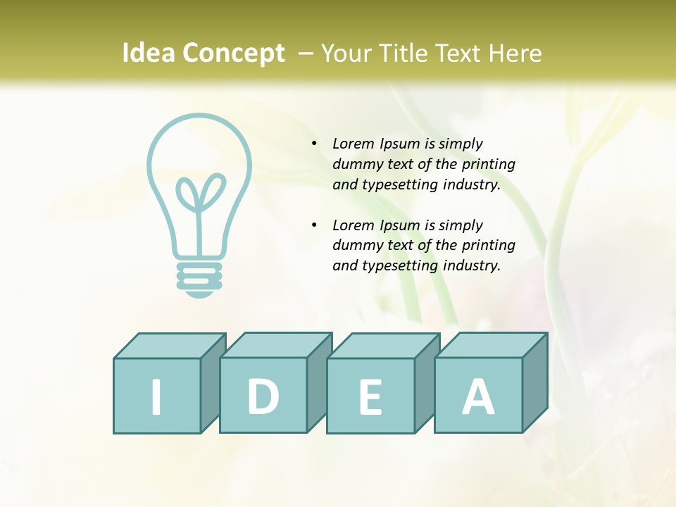 Tiny Water Desktops PowerPoint Template