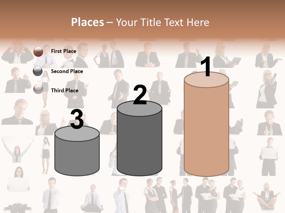 Free Photos Of Business People PowerPoint Template