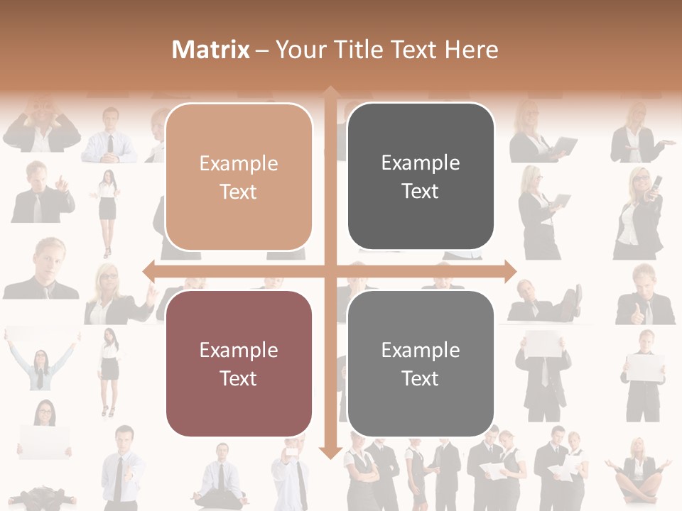 Free Photos Of Business People PowerPoint Template