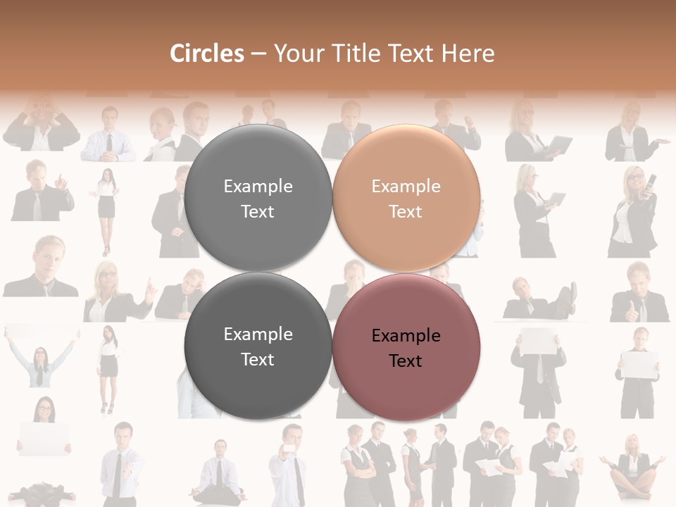 Free Photos Of Business People PowerPoint Template