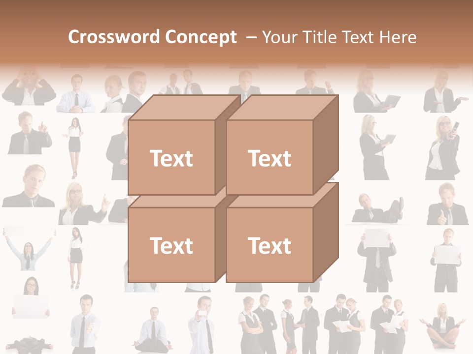 Free Photos Of Business People PowerPoint Template