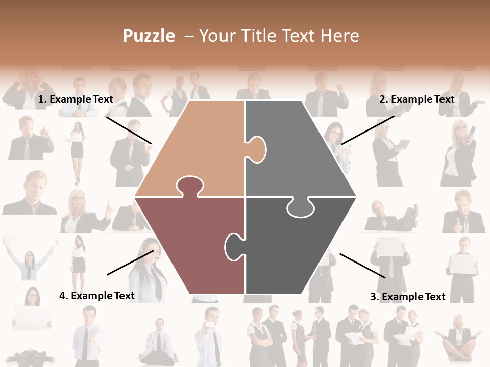 Free Photos Of Business People PowerPoint Template