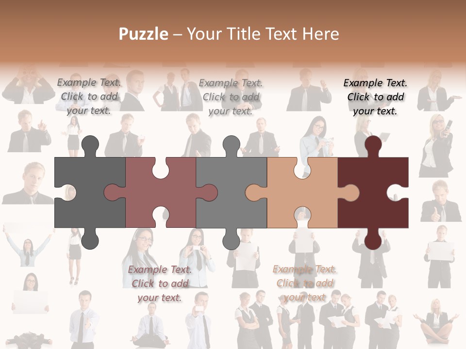 Free Photos Of Business People PowerPoint Template