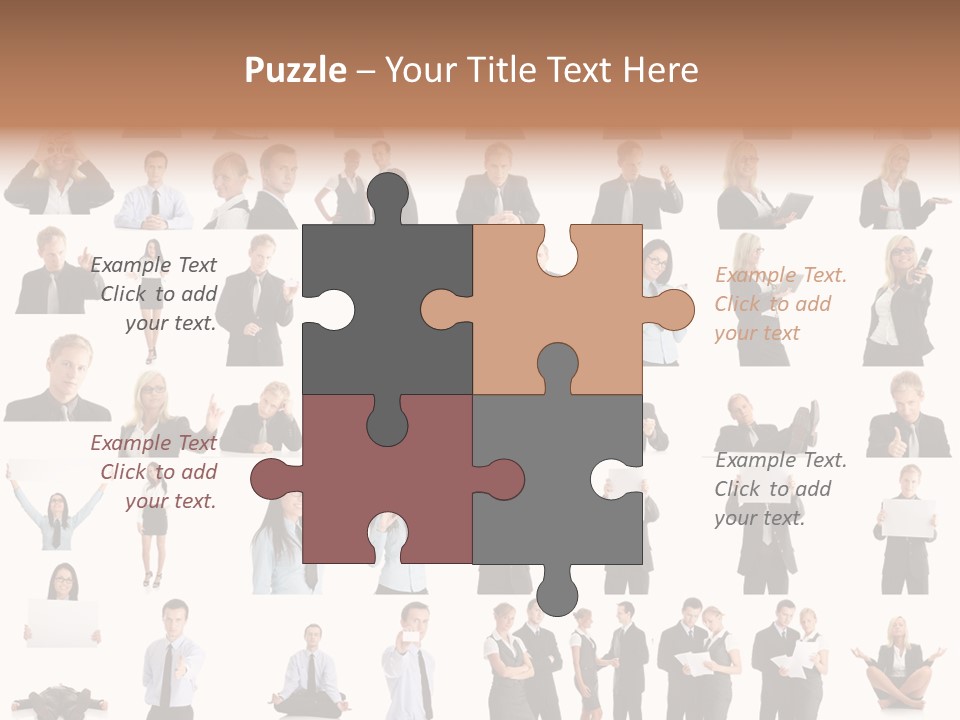 Free Photos Of Business People PowerPoint Template