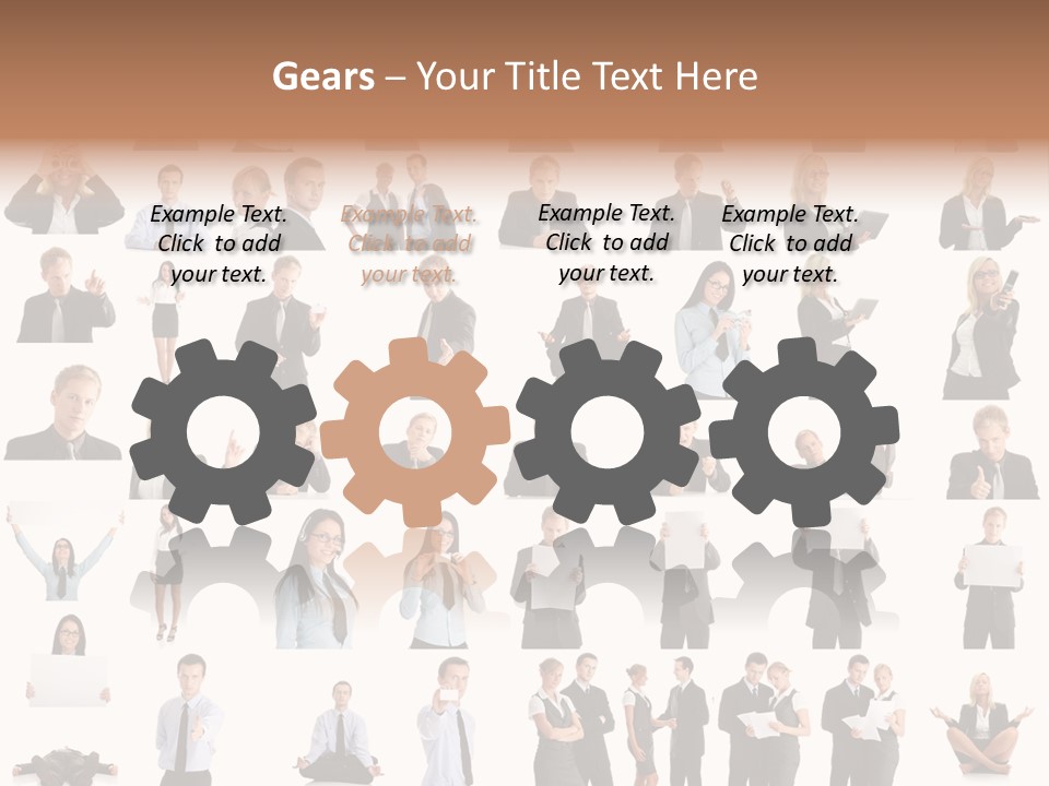 Free Photos Of Business People PowerPoint Template