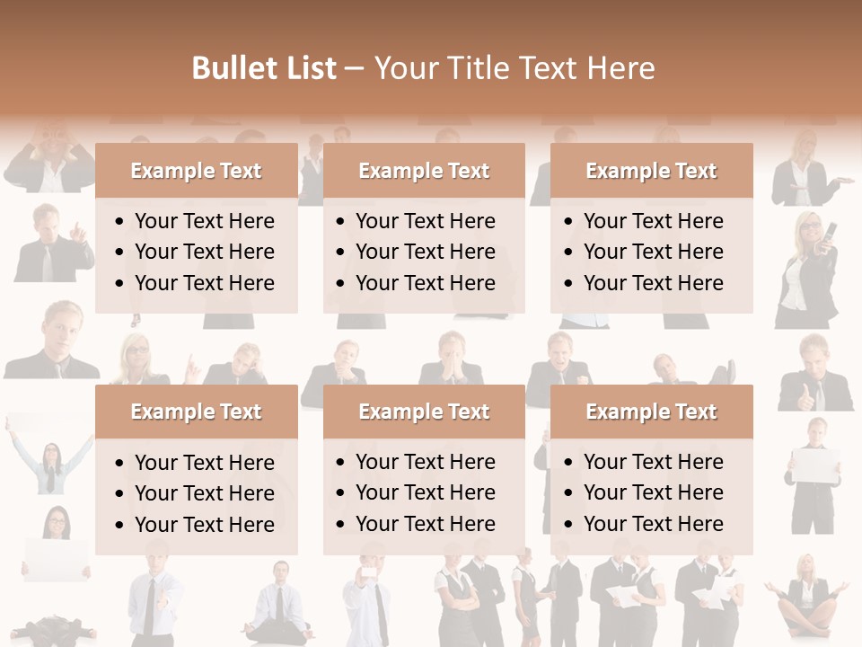 Free Photos Of Business People PowerPoint Template