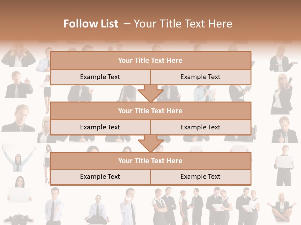 Free Photos Of Business People PowerPoint Template