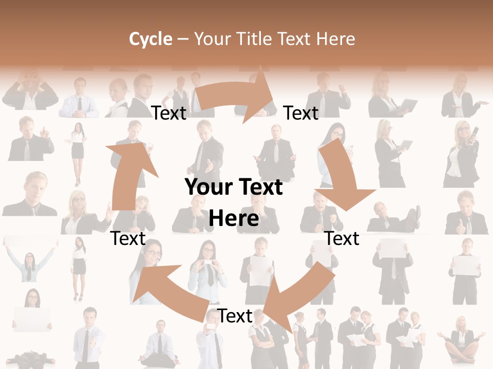 Free Photos Of Business People PowerPoint Template