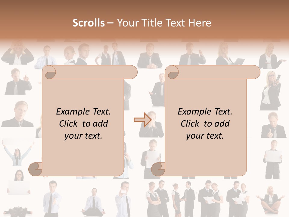 Free Photos Of Business People PowerPoint Template