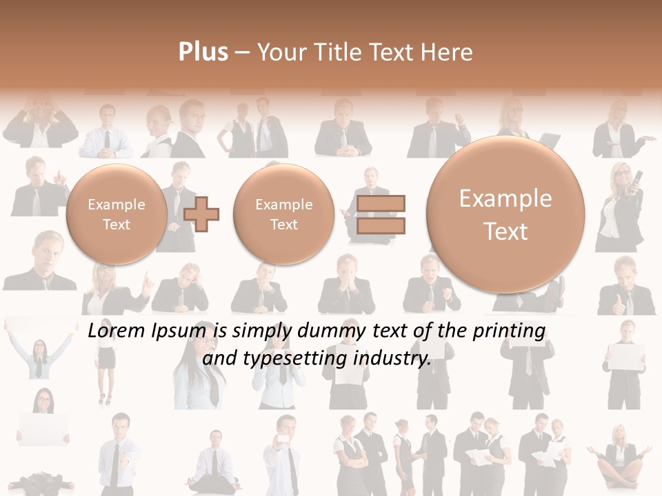 Free Photos Of Business People PowerPoint Template