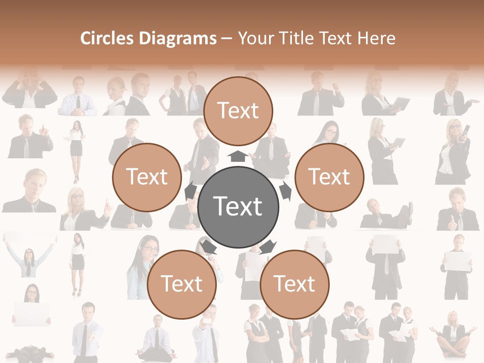 Free Photos Of Business People PowerPoint Template