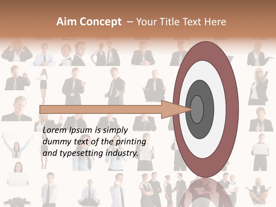 Free Photos Of Business People PowerPoint Template