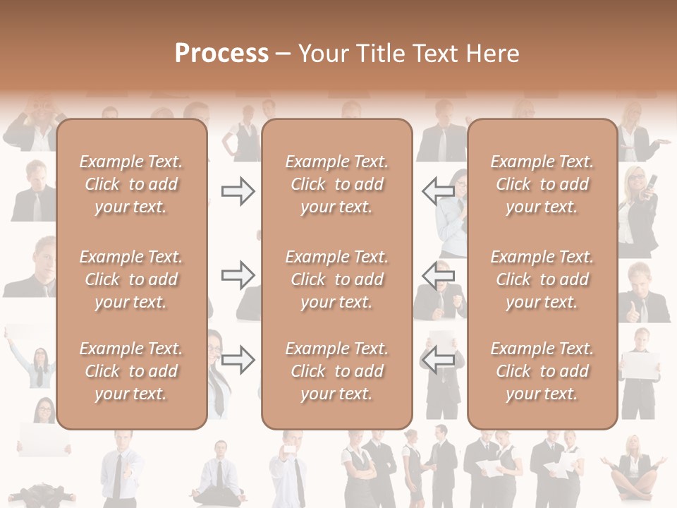 Free Photos Of Business People PowerPoint Template