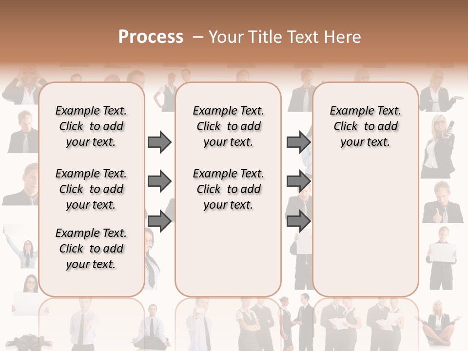 Free Photos Of Business People PowerPoint Template