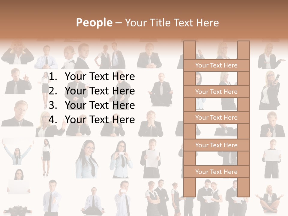 Free Photos Of Business People PowerPoint Template