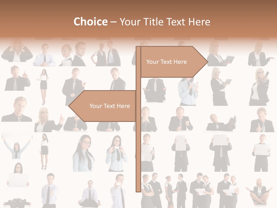 Free Photos Of Business People PowerPoint Template