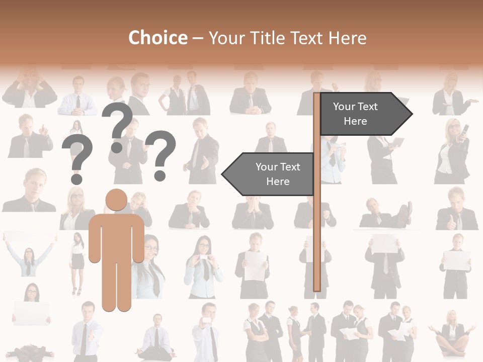 Free Photos Of Business People PowerPoint Template