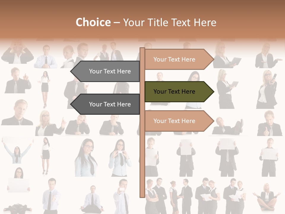 Free Photos Of Business People PowerPoint Template