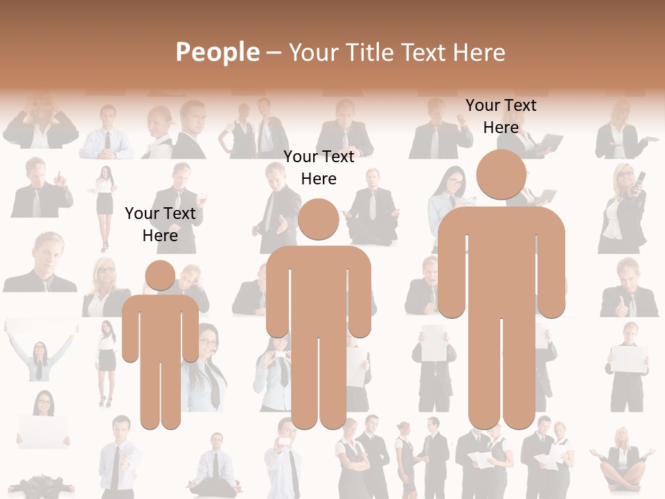 Free Photos Of Business People PowerPoint Template