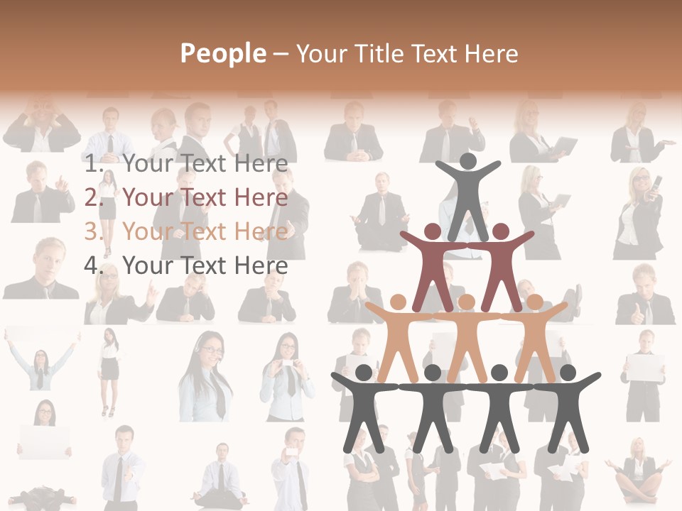 Free Photos Of Business People PowerPoint Template