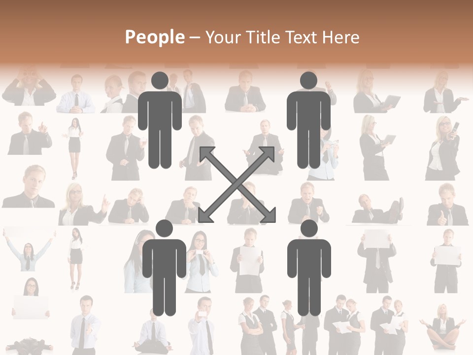 Free Photos Of Business People PowerPoint Template