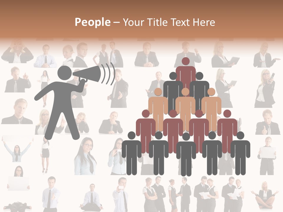Free Photos Of Business People PowerPoint Template