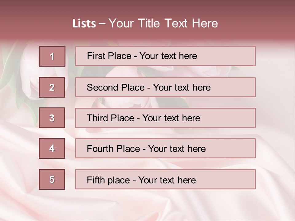 Beautiful Tulips PowerPoint Template