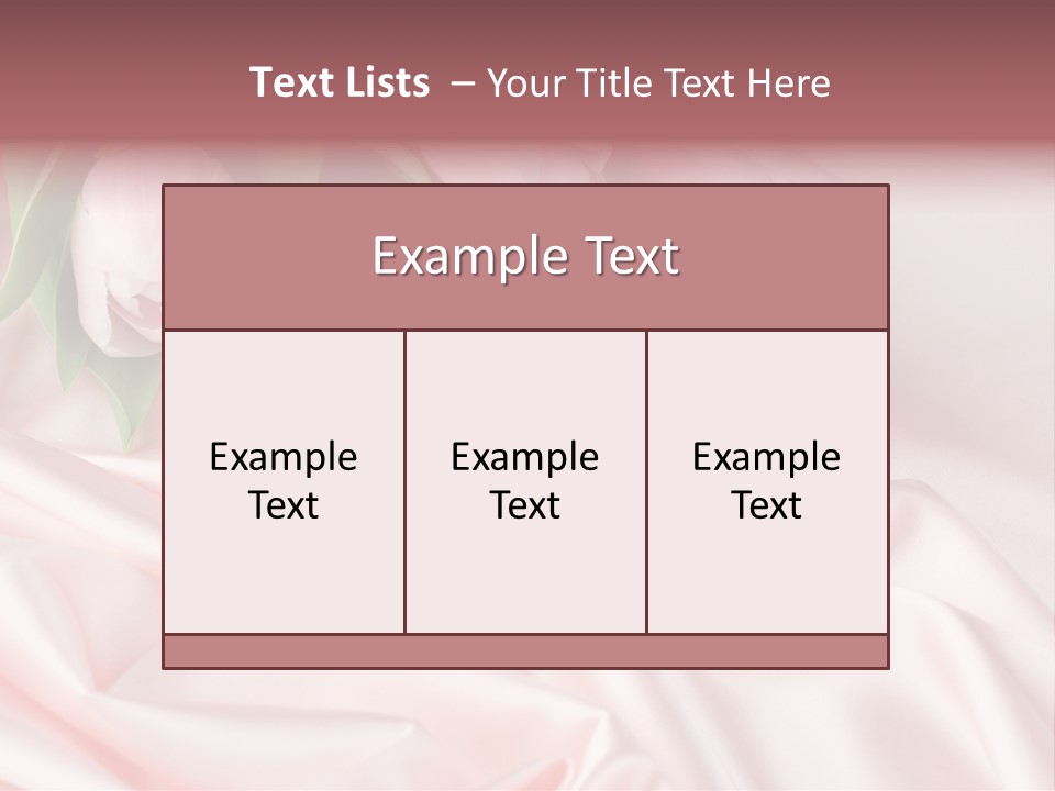 Beautiful Tulips PowerPoint Template