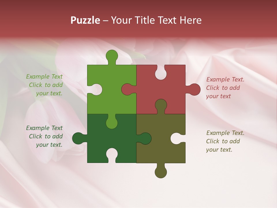 Pink Tulips PowerPoint Template