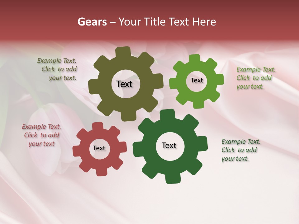 Pink Tulips PowerPoint Template