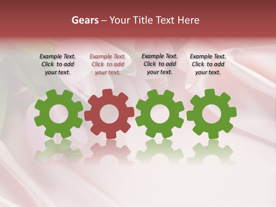 Pink Tulips PowerPoint Template