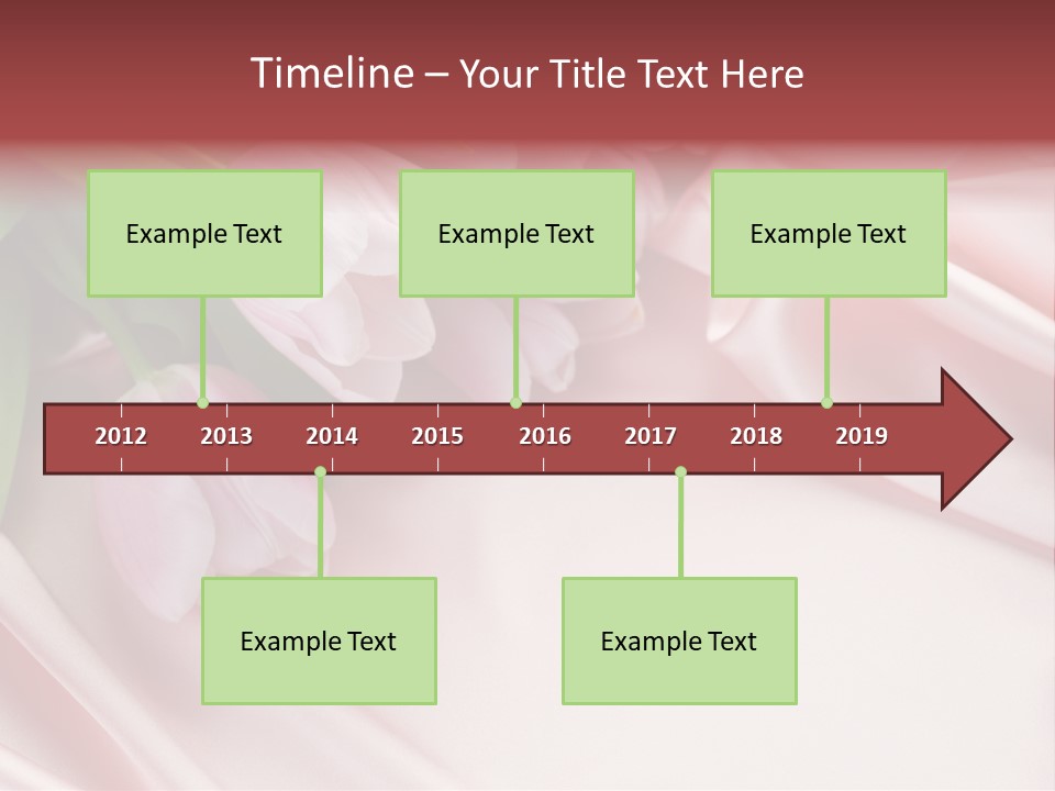Pink Tulips PowerPoint Template