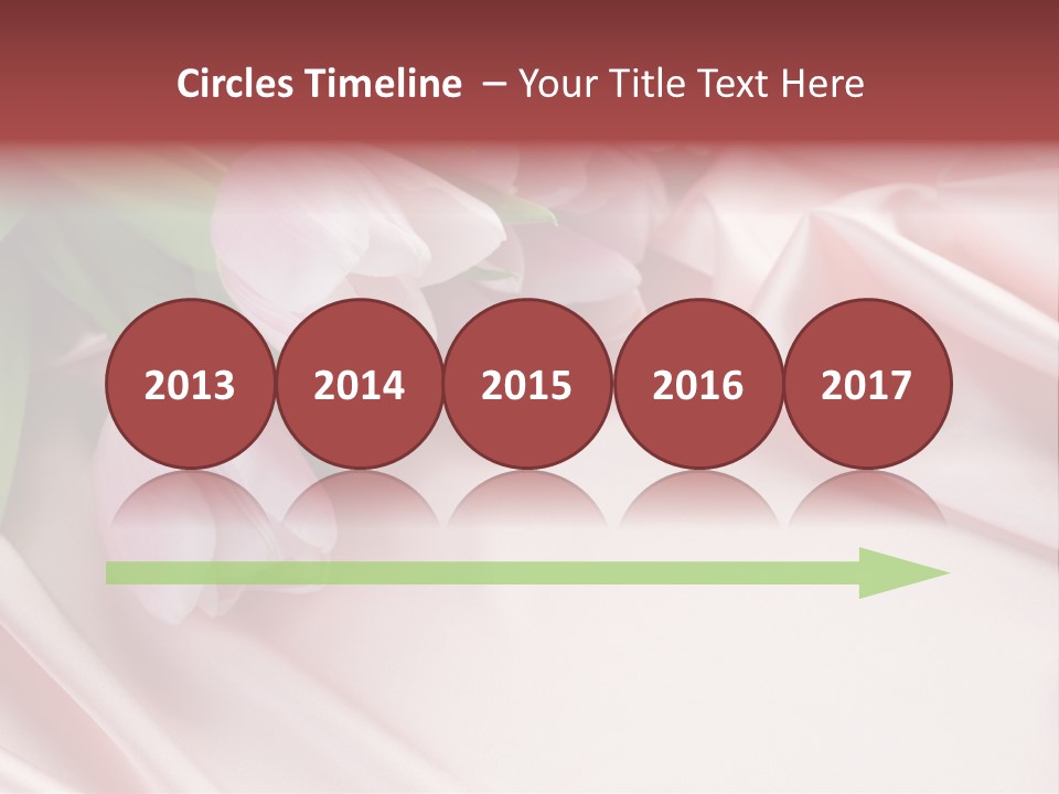 Pink Tulips PowerPoint Template