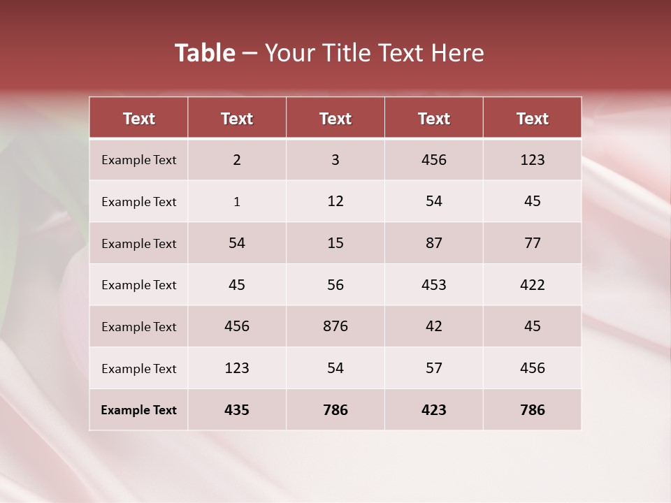 Pink Tulips PowerPoint Template