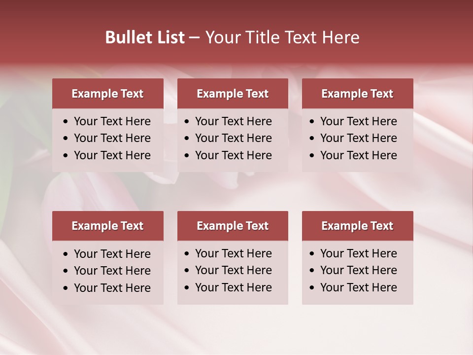 Pink Tulips PowerPoint Template