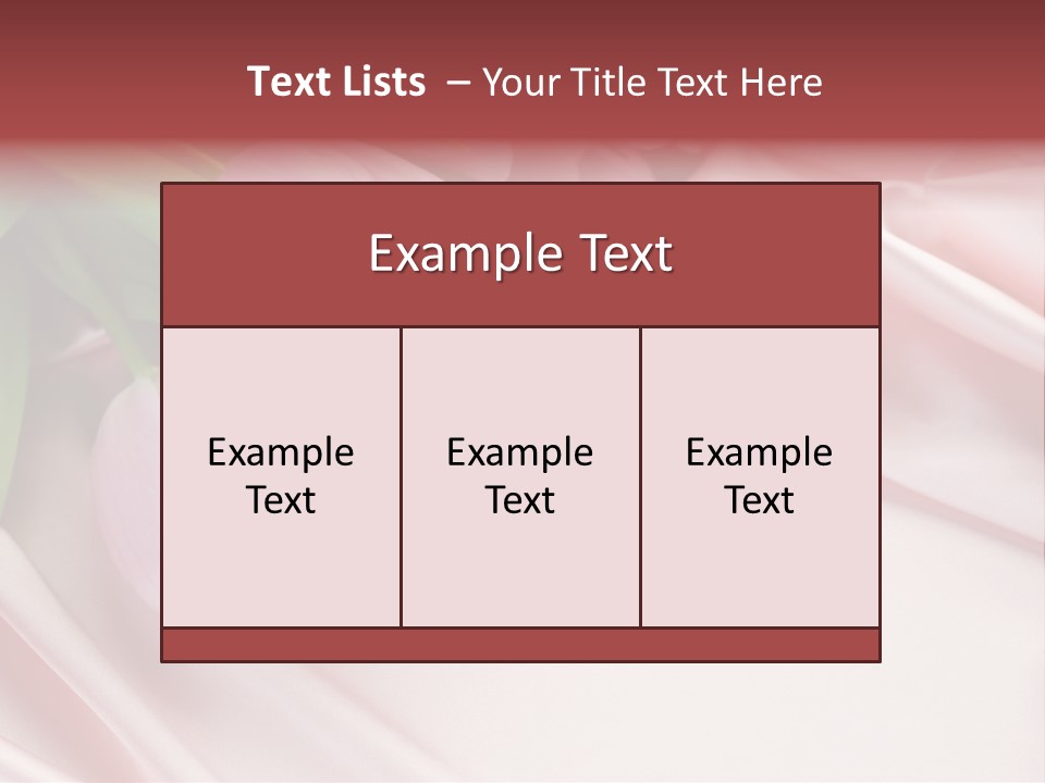 Pink Tulips PowerPoint Template