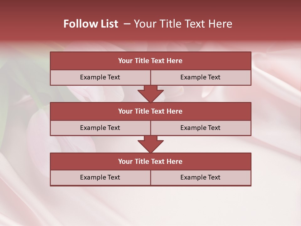 Pink Tulips PowerPoint Template