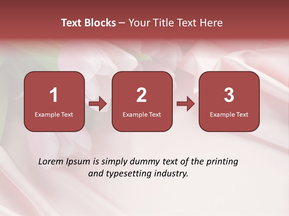 Pink Tulips PowerPoint Template