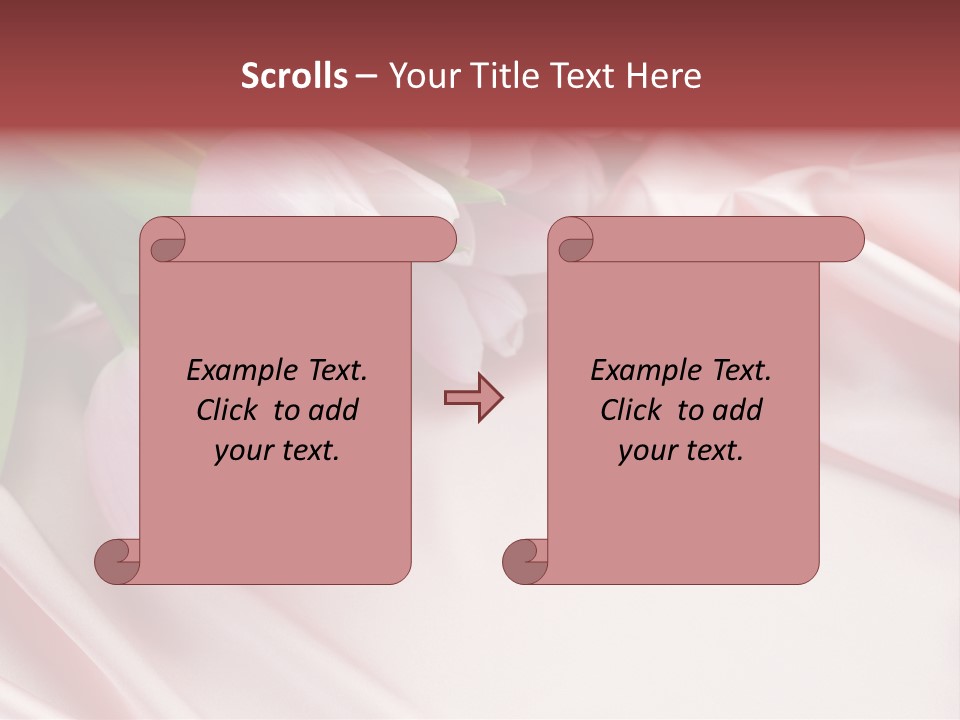 Pink Tulips PowerPoint Template