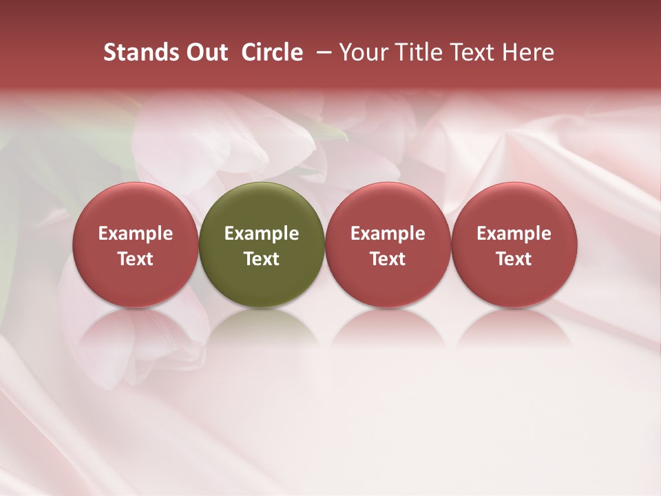 Pink Tulips PowerPoint Template