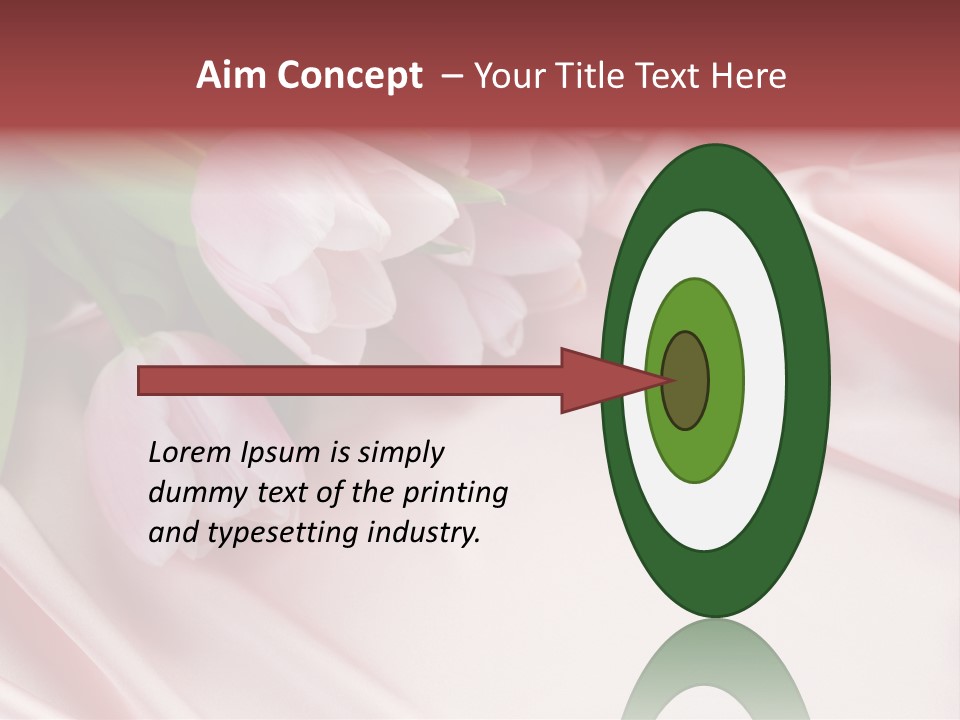 Pink Tulips PowerPoint Template