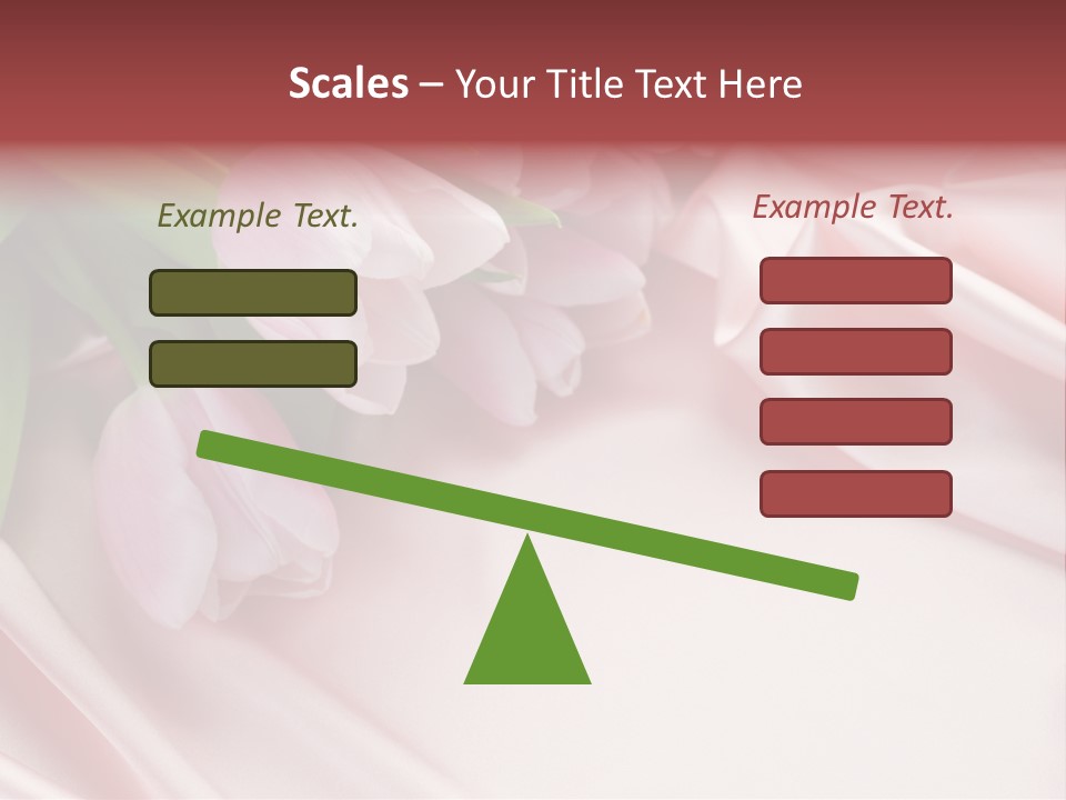 Pink Tulips PowerPoint Template