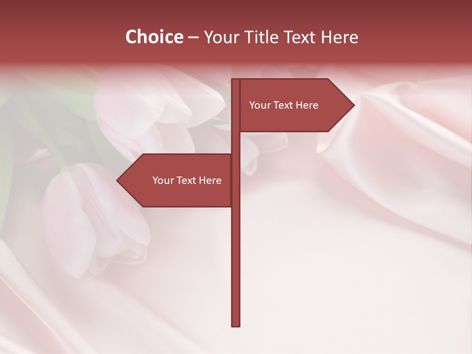 Pink Tulips PowerPoint Template