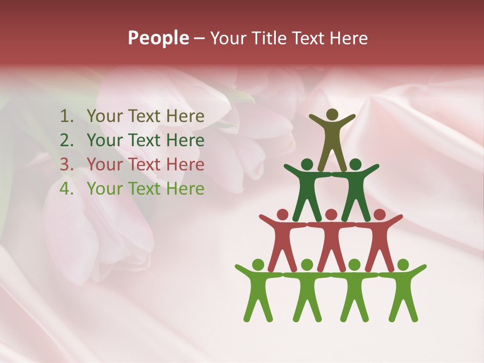 Pink Tulips PowerPoint Template