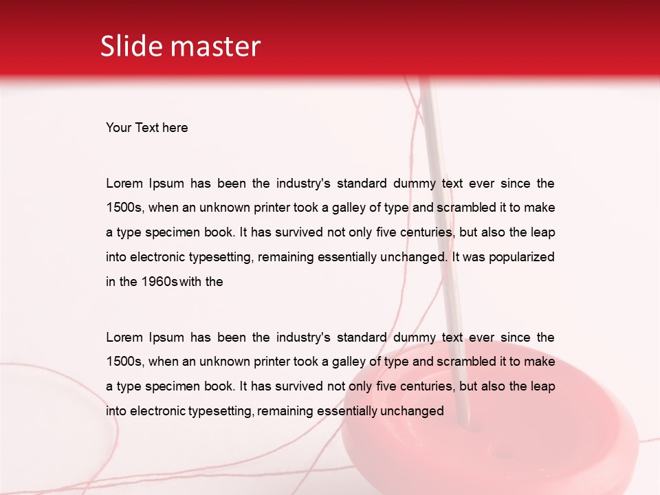 Prick Concepts Needle PowerPoint Template